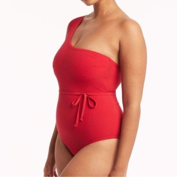 NWT Sea Level Swim Messina Wide Strap One Piece Swimsuit size 4 - Picture 2 of 8